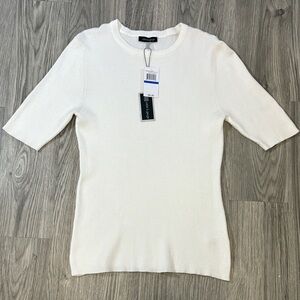 Cable & Gauge Snow White Top 3042